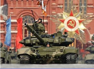 Russian armor parades through Red Square -Source, AP